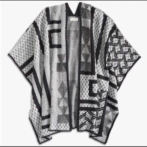 Lucky Brand Intarsia Poncho